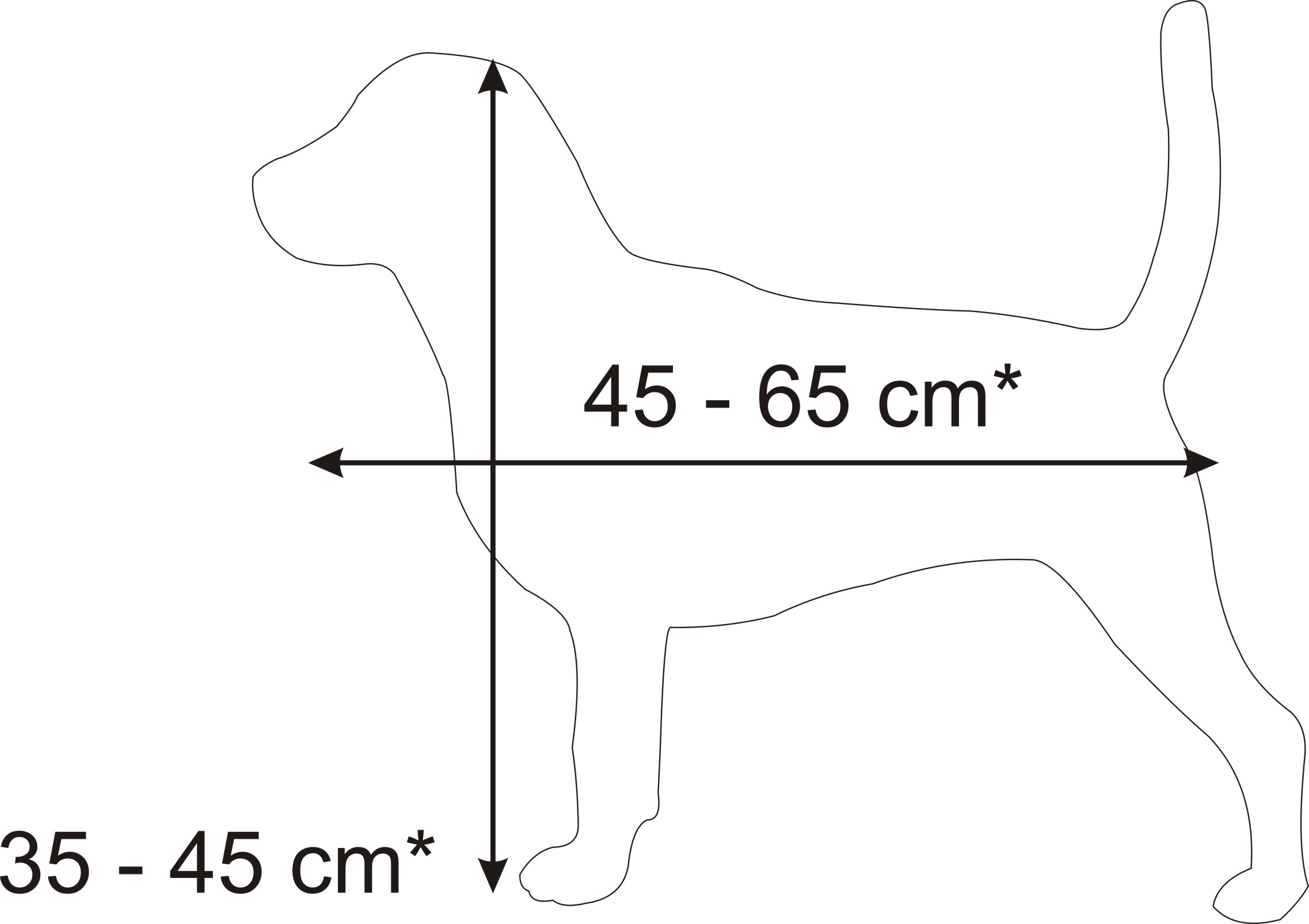 Wymiary psa dla legowiska XL